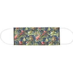 Gifi Bien-Être^Masque tissu catégorie 1 Adulte coton thème Tropical Afnor 60 lavages