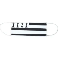 Gifi Bien-Être^Masque tissu imprimé drapeau Bretagne 60 Lavable Catégorie 1
