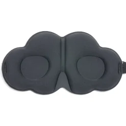 Gifi Bien-Être^Masque yeux forme nuage polyester noir