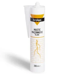 Gifi Quincaillerie^Mastic maçonnerie en acrylique blanc 280ml