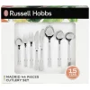 Gifi Menagère inox Russell Hobbs 6 personnes 44 pièces