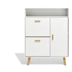 Gifi Rangement|Meuble à chaussures Bergen blanc