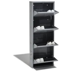 Gifi Rangement|Meuble à chaussures Pittsburgh gris anthracite