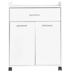 Gifi Meuble blanc pour micro ondes Kooky