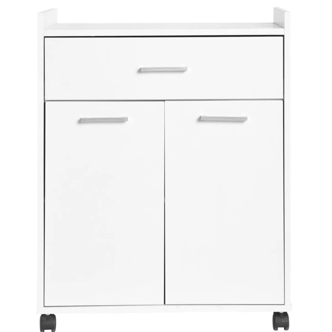 Gifi Meuble blanc pour micro ondes Kooky