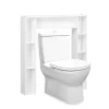 Gifi Equipement Wc^Meuble contour WC blanc