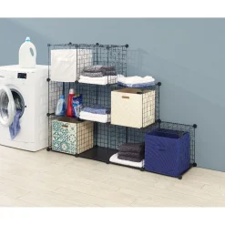 Gifi Rangement|Meuble de rangement 9 cases modulable