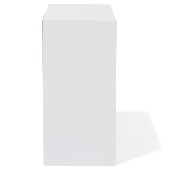 Gifi Rangement|Meuble de rangement Adam 4 cases Blanc 60x29,8xH60 cm