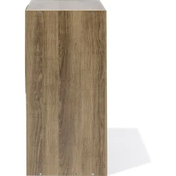 Gifi Rangement|Meuble de rangement Adam 4 cases Marron 60x29,8xH60 cm