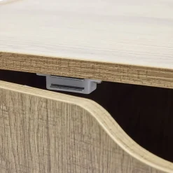 Gifi Rangement|Meuble de rangement Adam 6 cases Marron 60x29,8xH90 cm