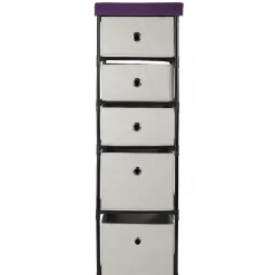 Gifi Rangement|Meuble de rangement dressing 5 tiroirs