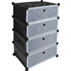 Gifi Rangement|Meuble de rangement modulable 4 niveaux