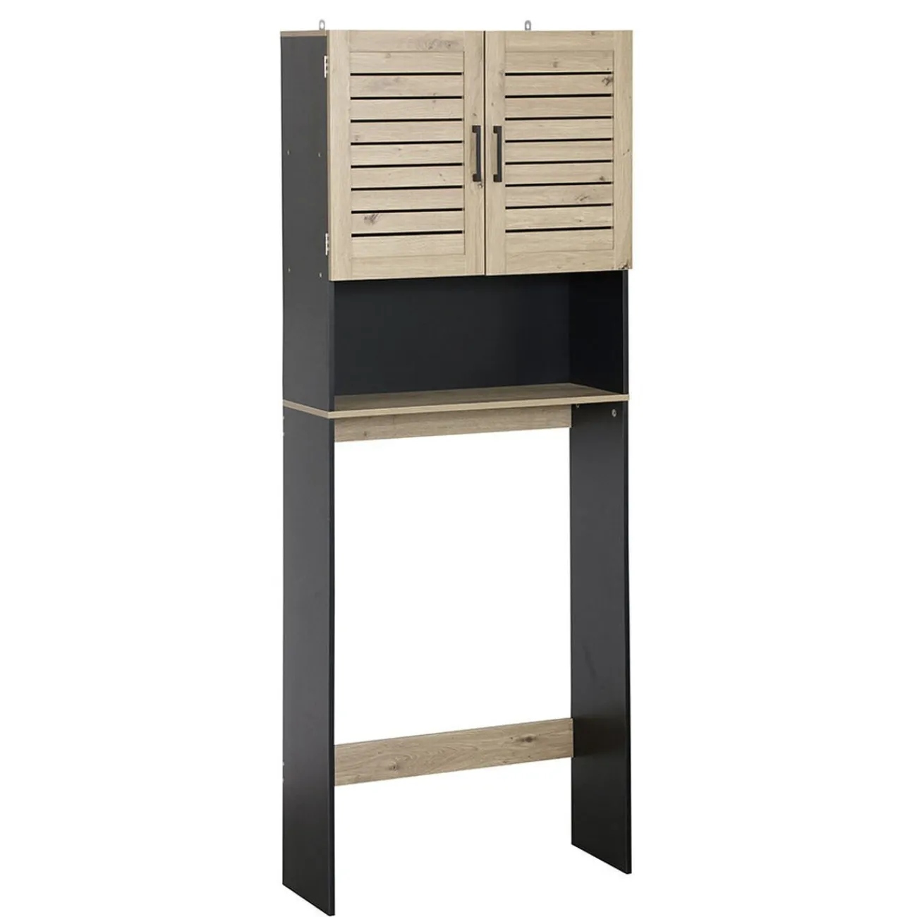 Gifi Aménagement Salle De Bain^Meuble machine à laver 64xH170x26cm