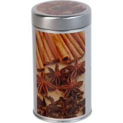 Gifi Mini boîte en métal décor épices