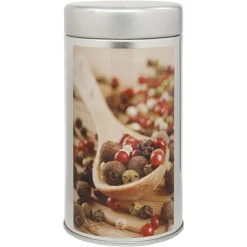 Gifi Mini boîte en métal décor épices