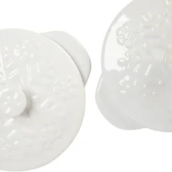 Gifi Mini cocotte céramique blanc x2