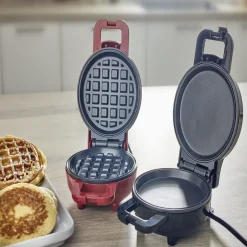 Gifi Mini gaufrier rouge 500-600W