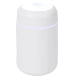 Gifi Bien-Être^Mini humidificateur électrique USB plastique blanc Ø7,8xH11,9cm