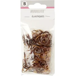 Gifi Beauté^Mini élastique en caoutchouc marron x500