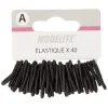 Gifi Beauté^Mini élastique sans métal noir x40