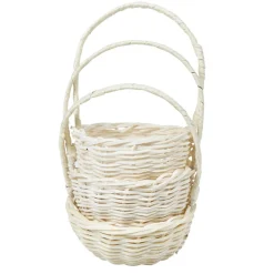 Gifi Rangement|Mini panier blanc x3