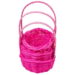 Gifi Rangement|Mini panier rose fuchsia x3