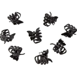 Gifi Beauté^Mini pince design papillon noir x8