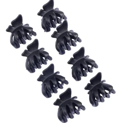Gifi Beauté^Mini pince papillon noir L2cm x8