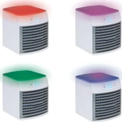 Gifi Ventilateur^Mini rafraîchisseur d'air à LED 600 ml