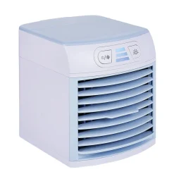 Gifi Ventilateur^Mini rafraîchisseur d'air USB à LED 3 vitesses 600ml