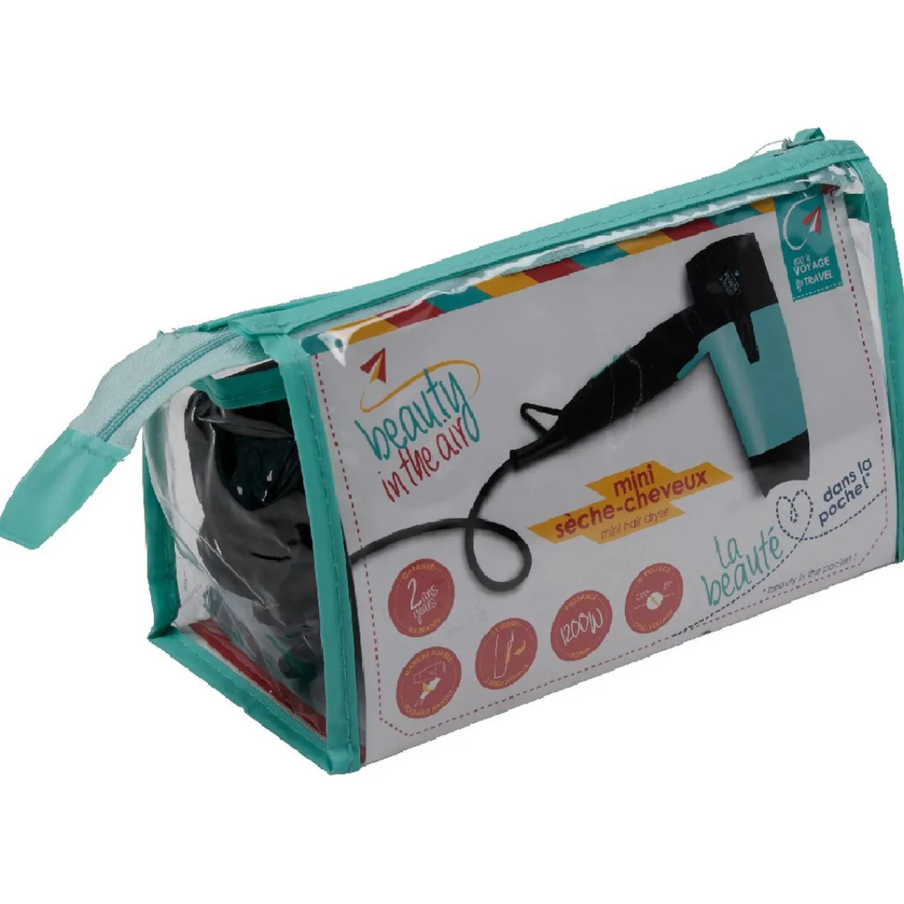 Gifi Beauté^Mini sèche cheveux de voyage 1200W