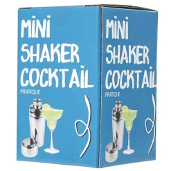 Gifi Mini shaker à cocktail inox