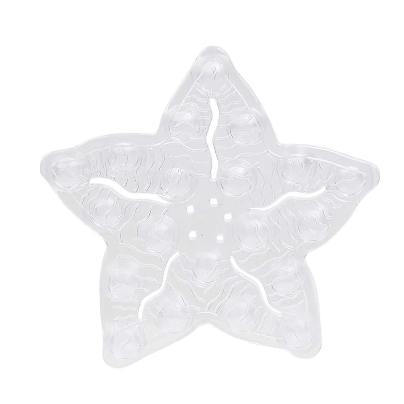 Gifi Equipement Douche^Mini tapis de douche antidérapant forme étoile x6