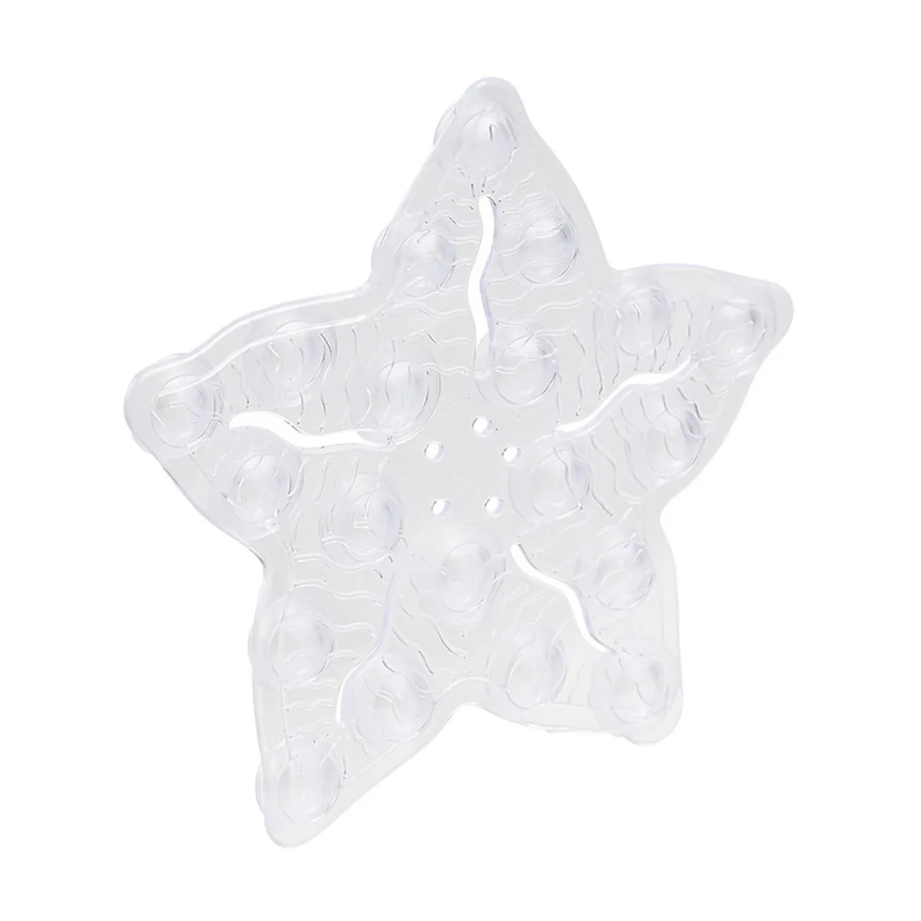 Gifi Equipement Douche^Mini tapis de douche antidérapant forme étoile x6