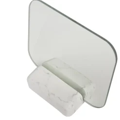 Gifi Aménagement Salle De Bain^Miroir à poser avec socle déco effet marbre