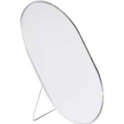 Gifi Aménagement Salle De Bain^Miroir à poser métal gris Sunflow 16x2xH22cm