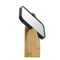 Gifi Beauté^Miroir avec tiroir en bambou