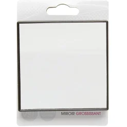 Gifi Aménagement Salle De Bain^Miroir carré grossissant à ventouse