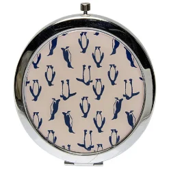 Gifi Beauté^Miroir de poche motifs banquise métal