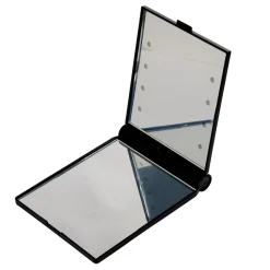 Gifi Aménagement Salle De Bain^Miroir double carré noir LED