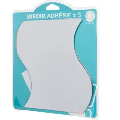 Gifi Aménagement Salle De Bain^Miroir forme vague x3