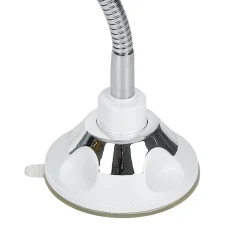 Gifi Aménagement Salle De Bain^Miroir LED grossissant flexible et pivotant fixation ventouse