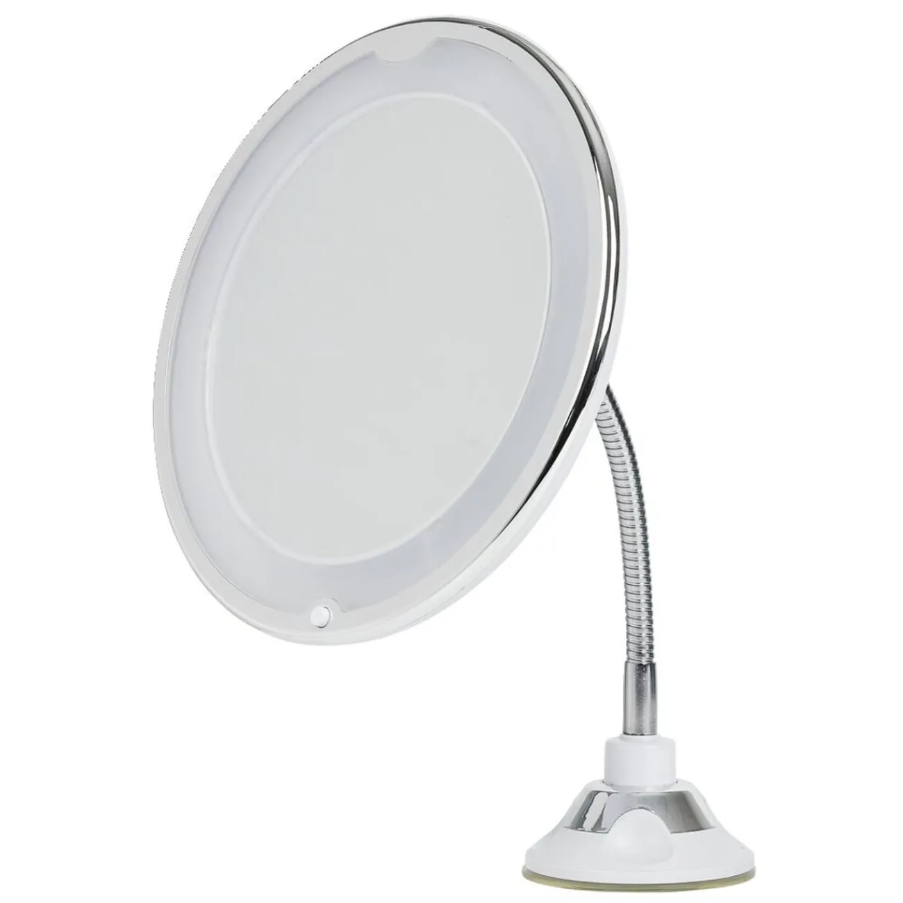 Gifi Aménagement Salle De Bain^Miroir LED grossissant flexible et pivotant fixation ventouse