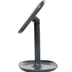 Gifi Aménagement Salle De Bain^Miroir POP gris sur pied repose bijoux