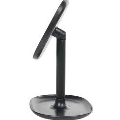 Gifi Aménagement Salle De Bain^Miroir POP noir sur pied repose bijoux