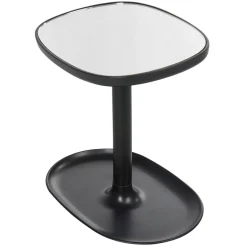 Gifi Aménagement Salle De Bain^Miroir POP noir sur pied repose bijoux