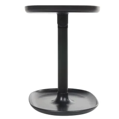 Gifi Aménagement Salle De Bain^Miroir POP noir sur pied repose bijoux