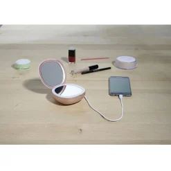 Gifi Beauté^Miroir powerbank rond à led