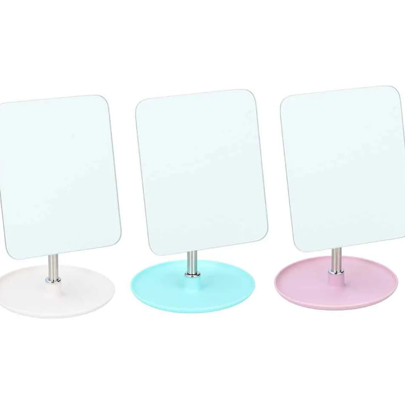 Gifi Beauté^Miroir rectangulaire pivotant avec socle rond