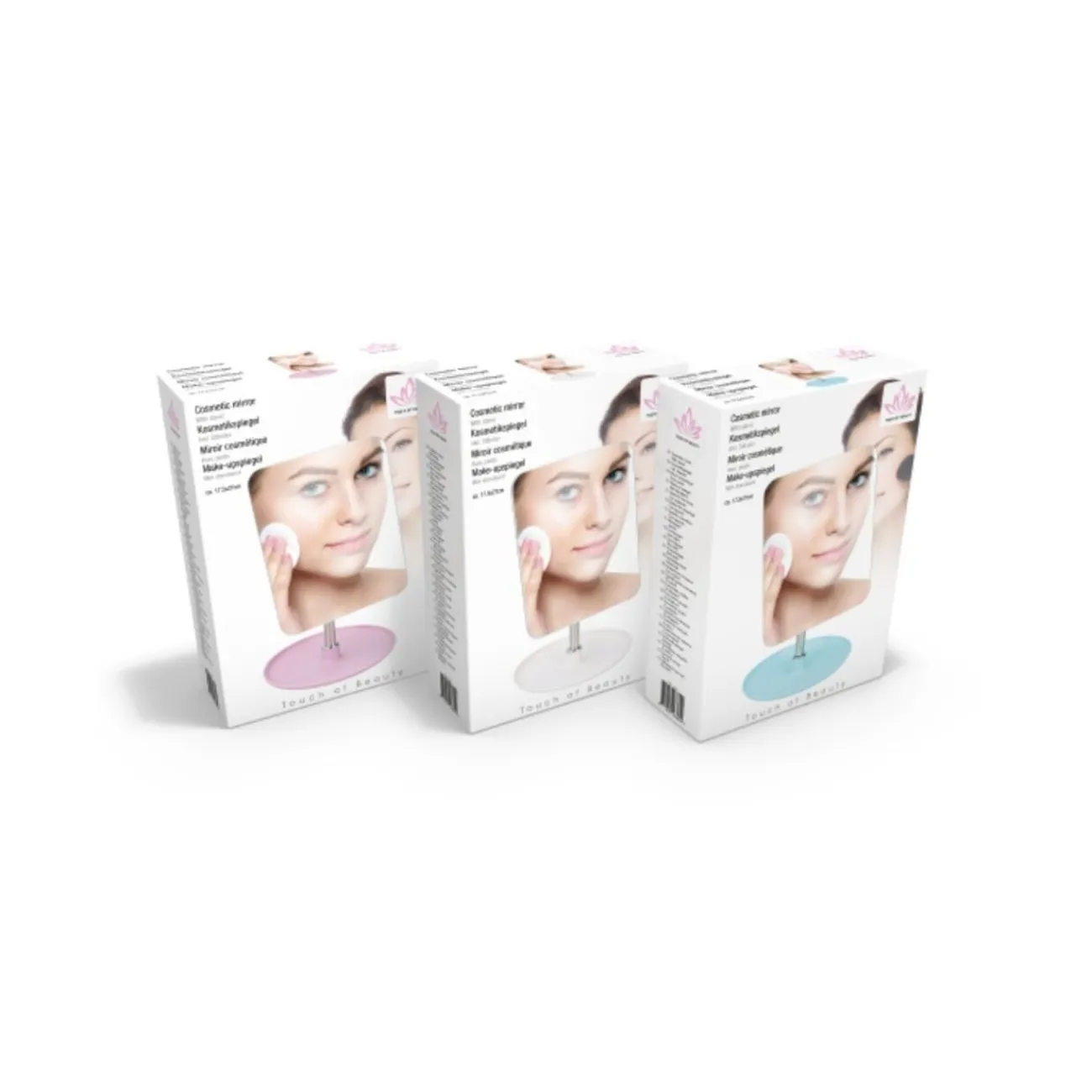 Gifi Beauté^Miroir rectangulaire pivotant avec socle rond